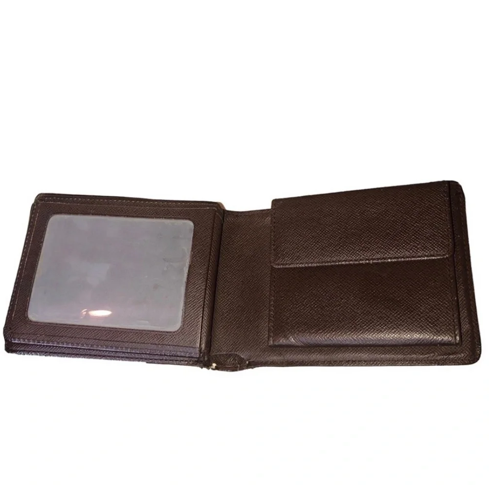 LOUIS VUITTON Damier Ebene Portefeiulle Florin Bifold Wallet - Repaired